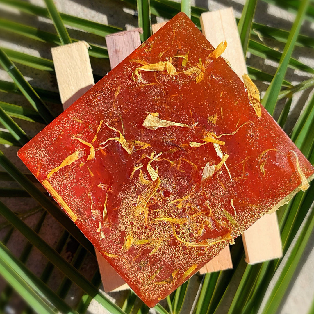 Turmeric Calendula Soap with Eucalyptus