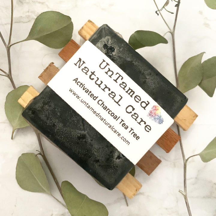 Activated Charcoal and Tea Tree Black Soap Bar
